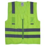 VAULTEX FABRIC VEST WITH 4 POCKETS & ZIPPER