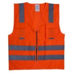 VAULTEX FABRIC VEST WITH 4 POCKETS & ZIPPER